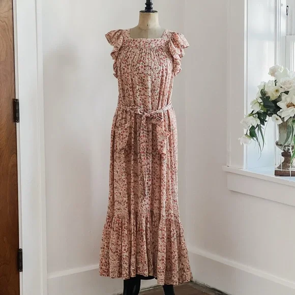 Doen Sonnet Dress Size Small Summer Maxi Dress